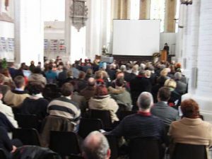 Bild: R. Schwenk/ABiMV/ Feierstunde am 27. Januar 2009 in der St. Nikolaikirche Rostock